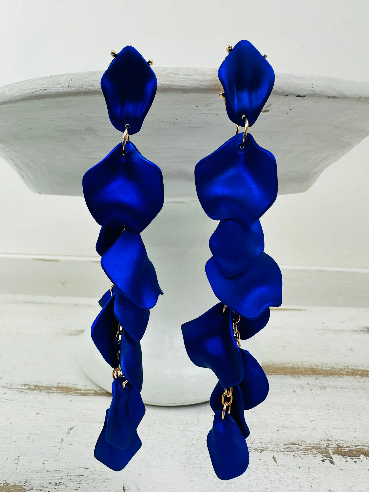 Feronia Earrings - Blue - Image 3