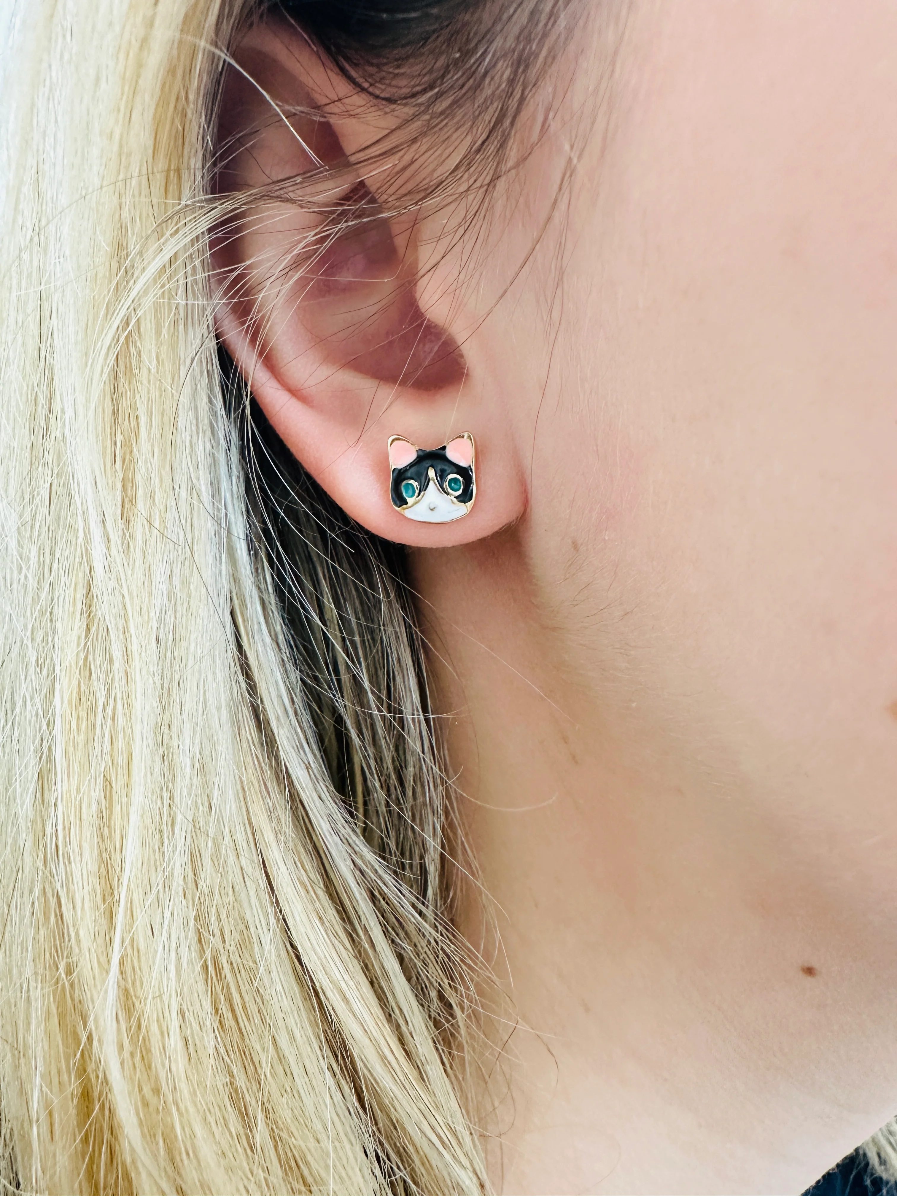 Cat and Fish Earrings - Image 3