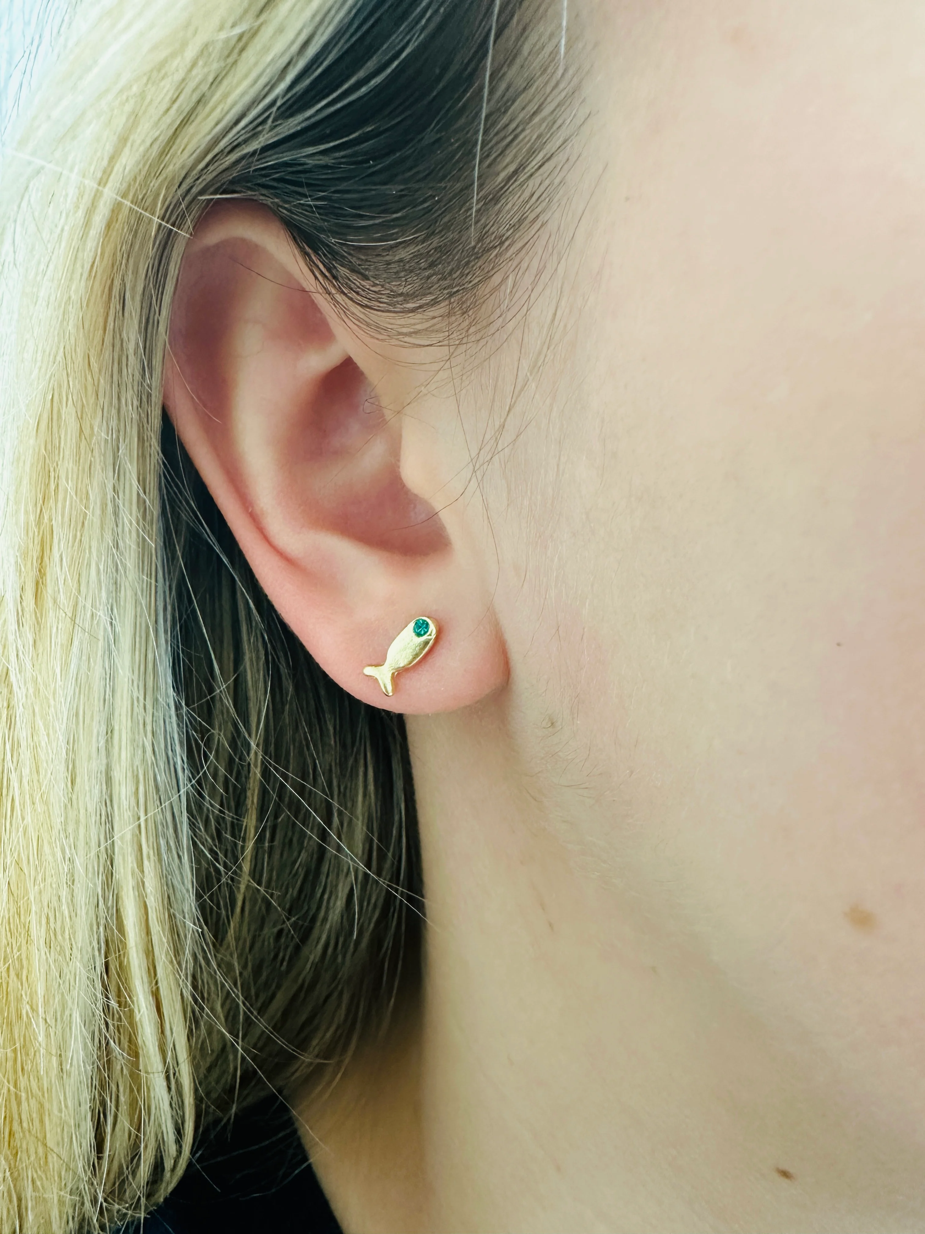 Cat and Fish Earrings - Image 4