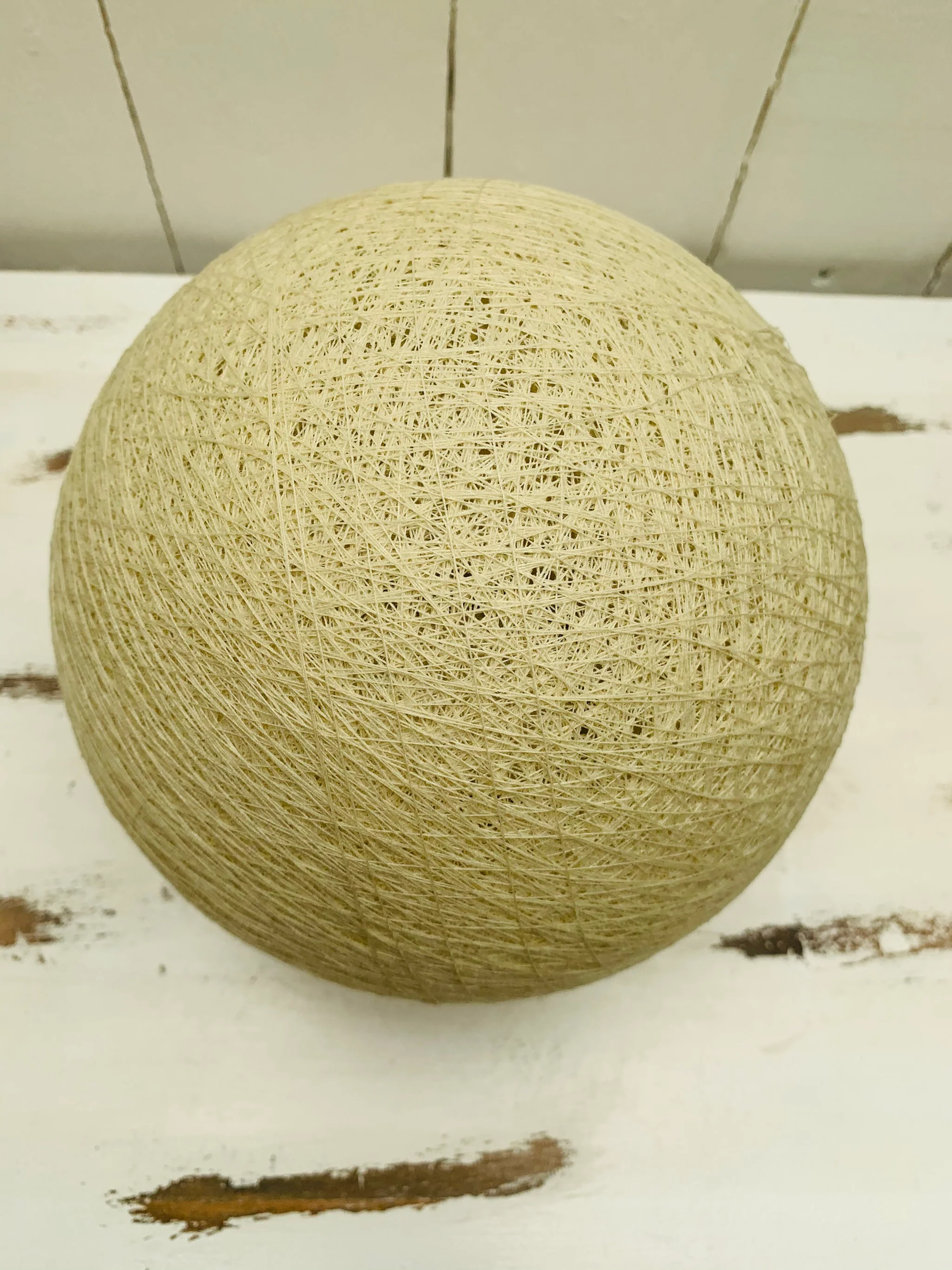 Coco Palm Lamp - Short White Wash - Image 7