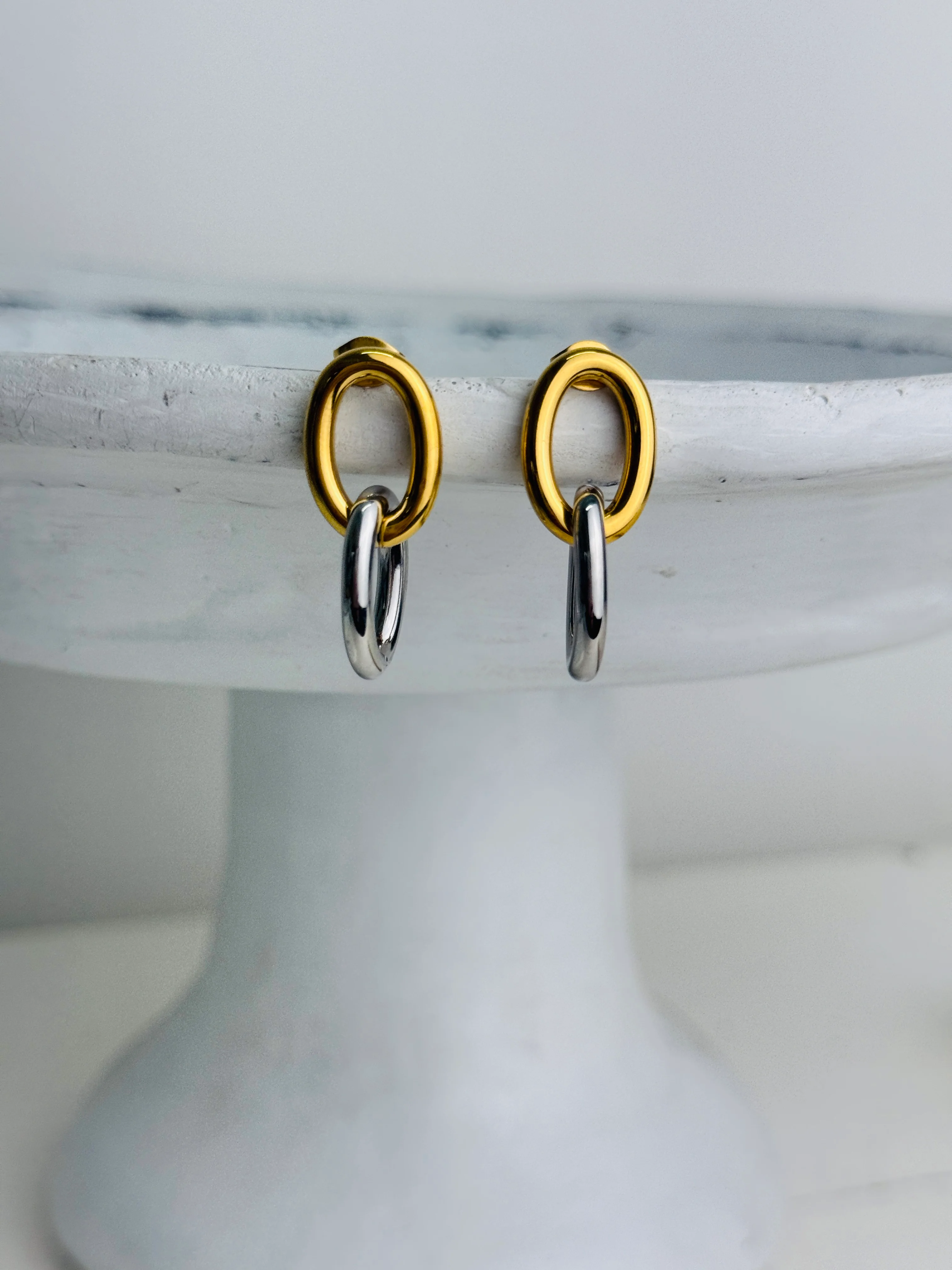 Inti Double Loop Earrings - Image 2