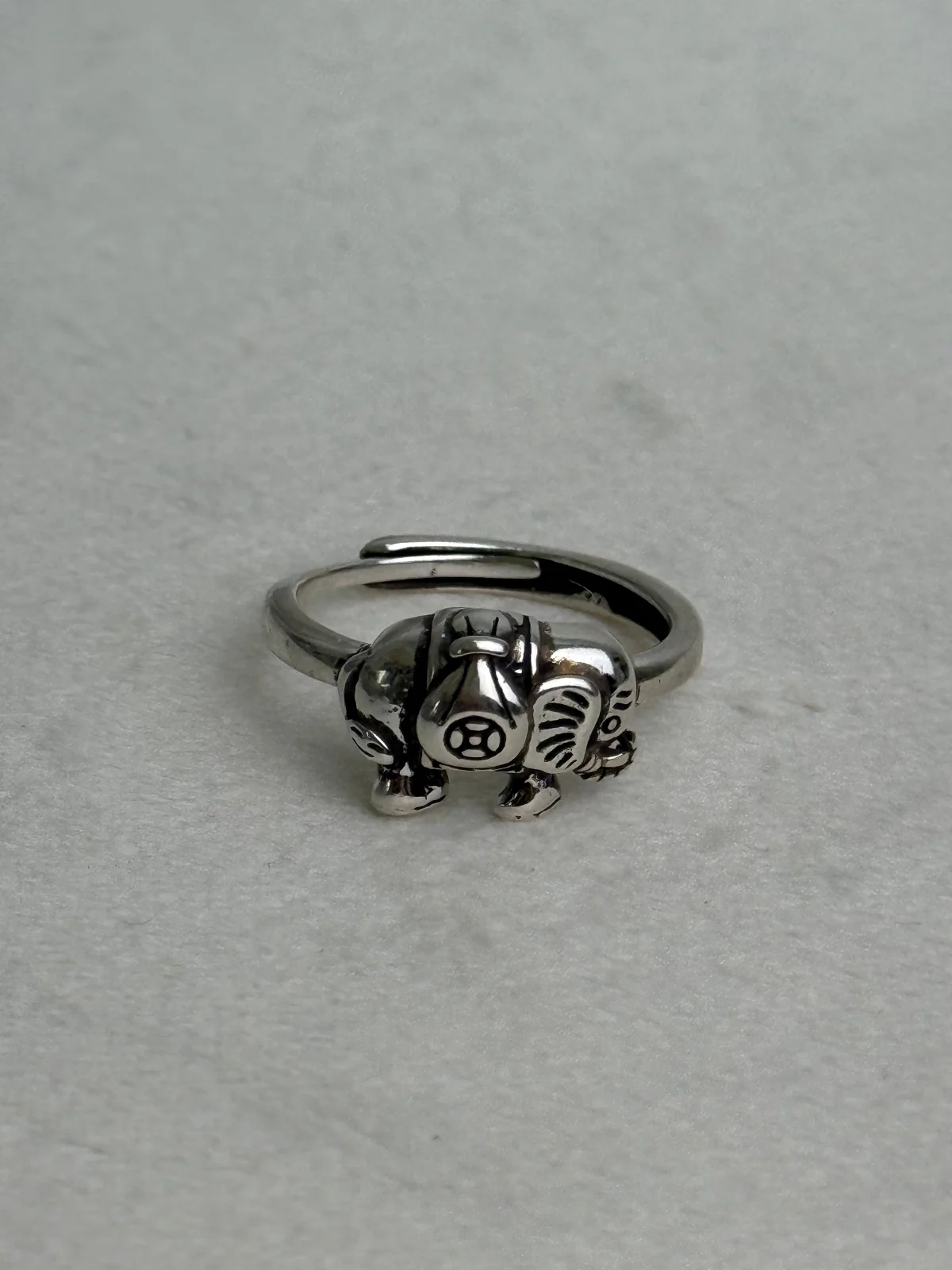 Elephant Adjustable Ring