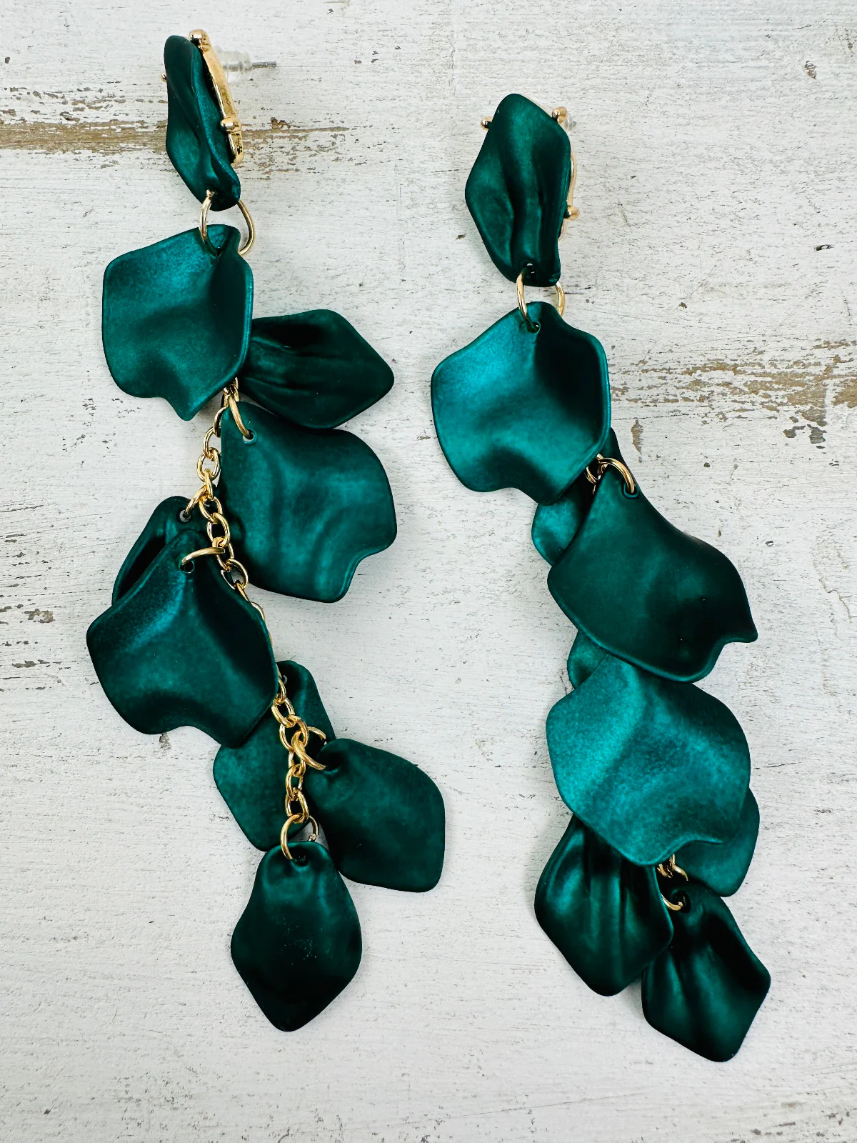 Feronia Earrings - Green - Image 3