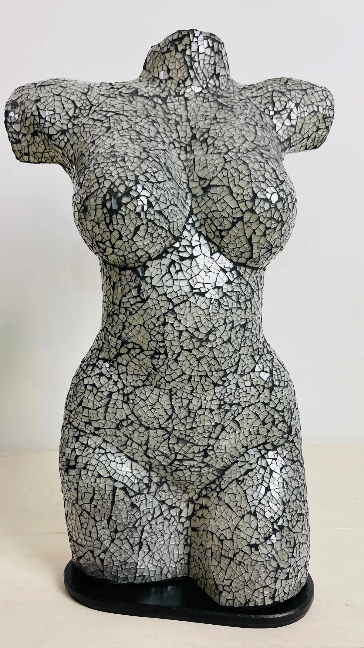 Mosaic Bust Lamp - Silver - Image 3