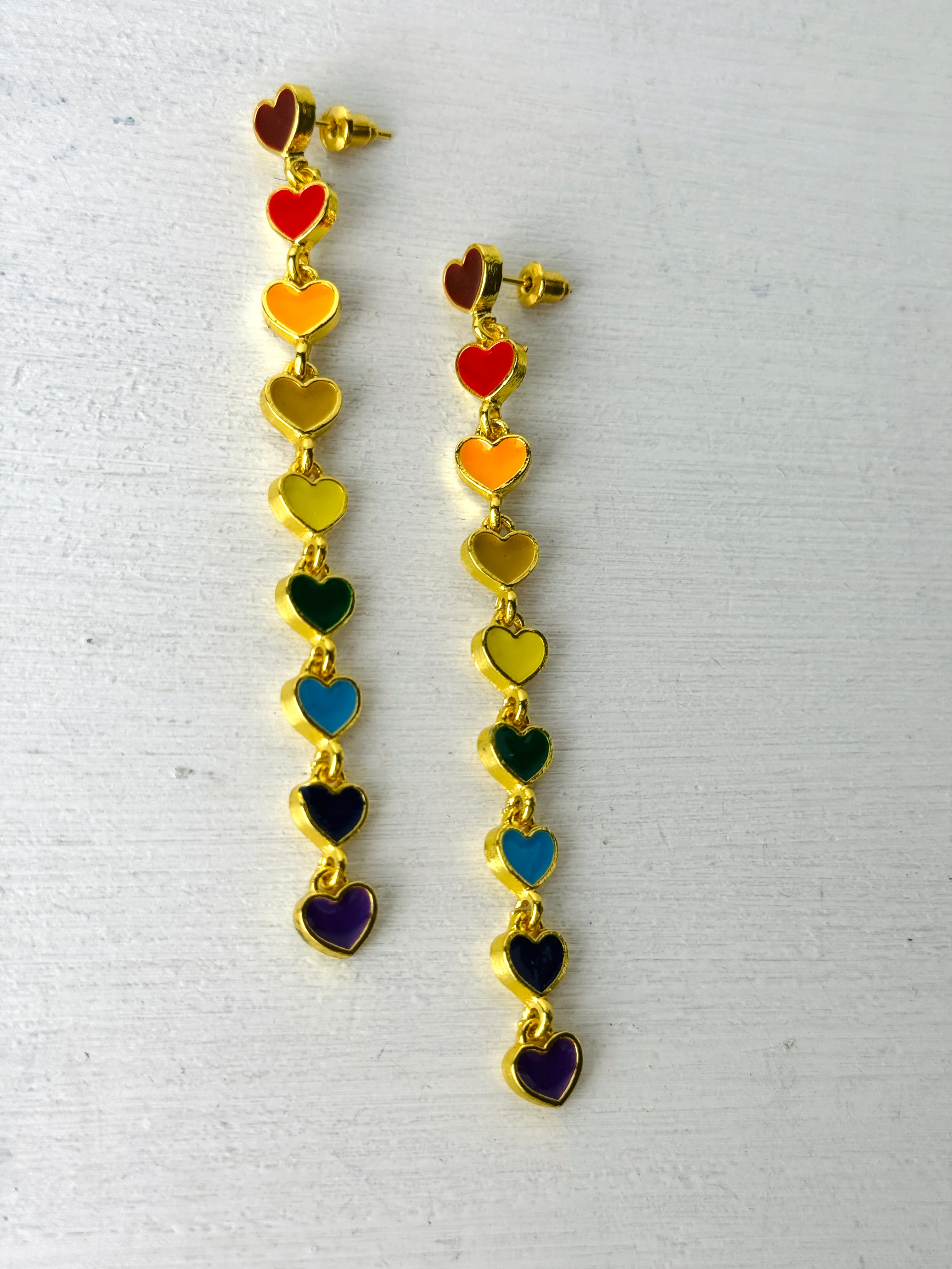 Multi Heart Earrings - Image 3