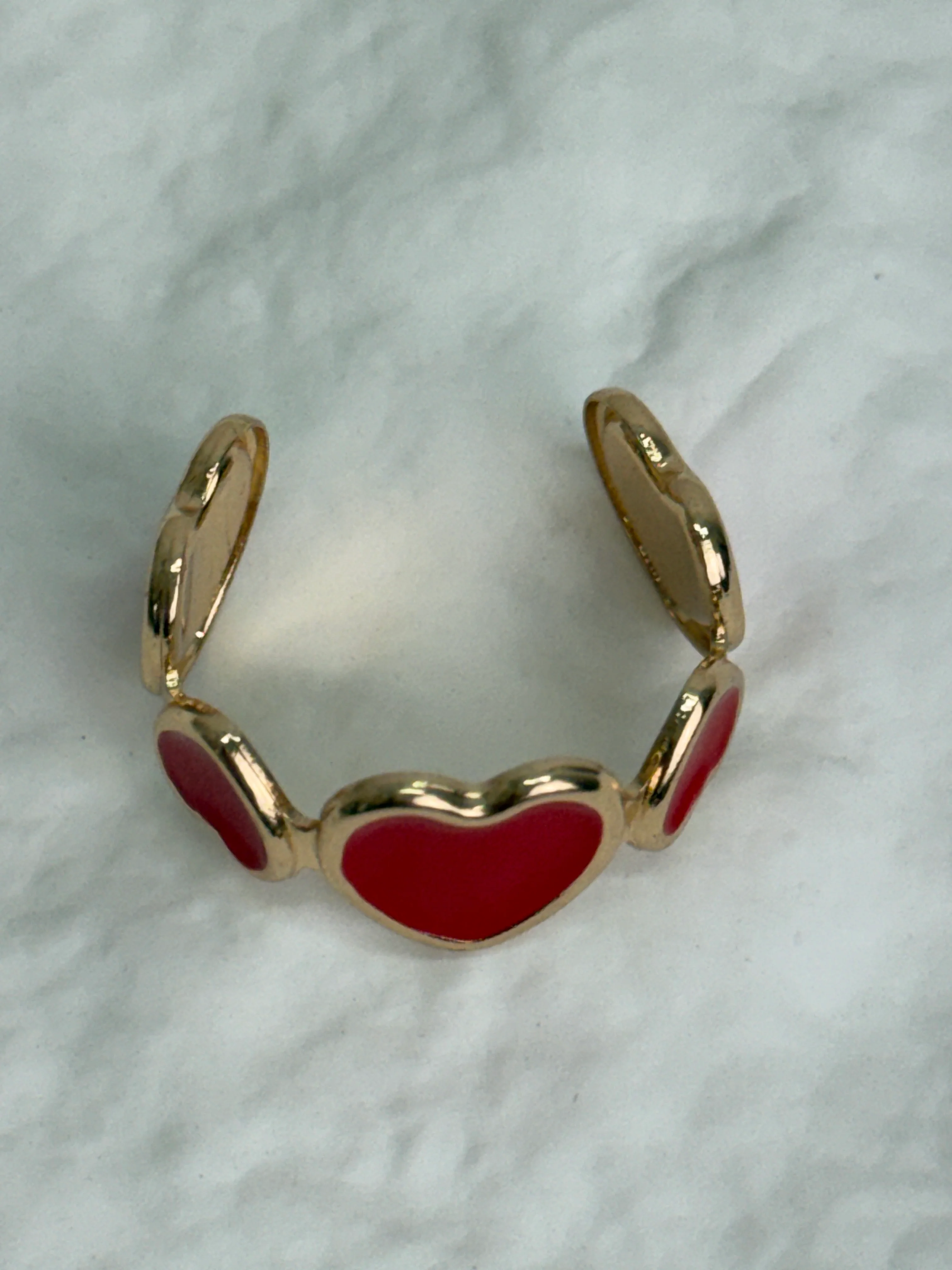 Heart Ring - Red - Image 2