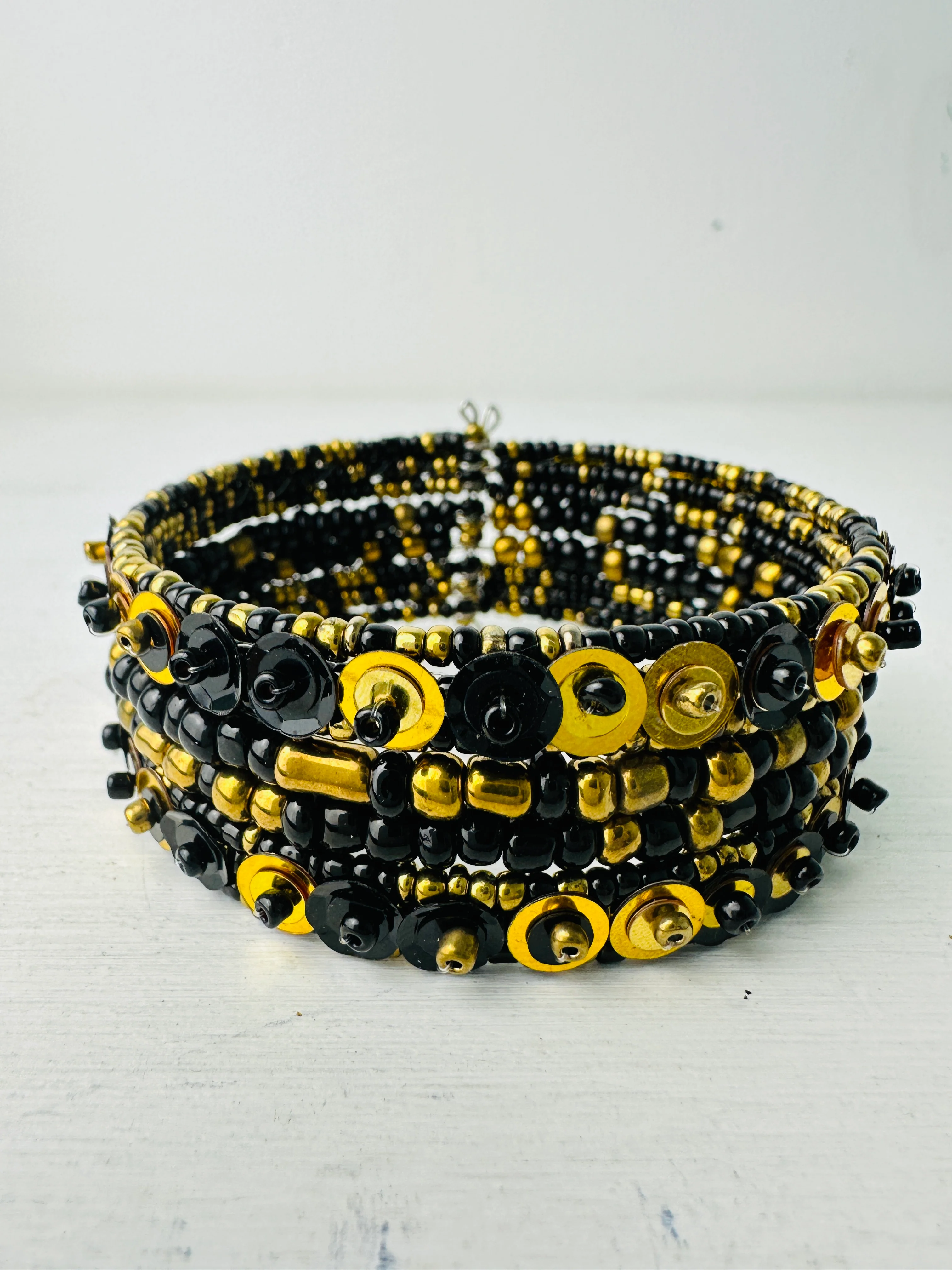 Sequin Cuff - Black - Image 2