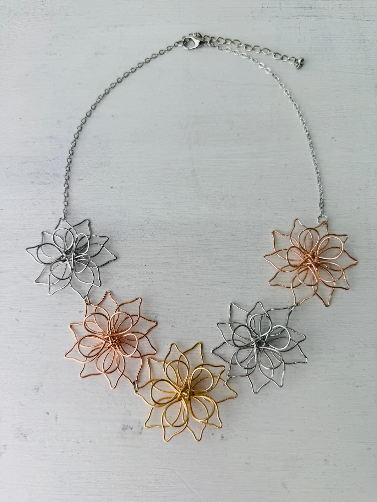 Anfisa Necklace - Tri - Colour - Image 2