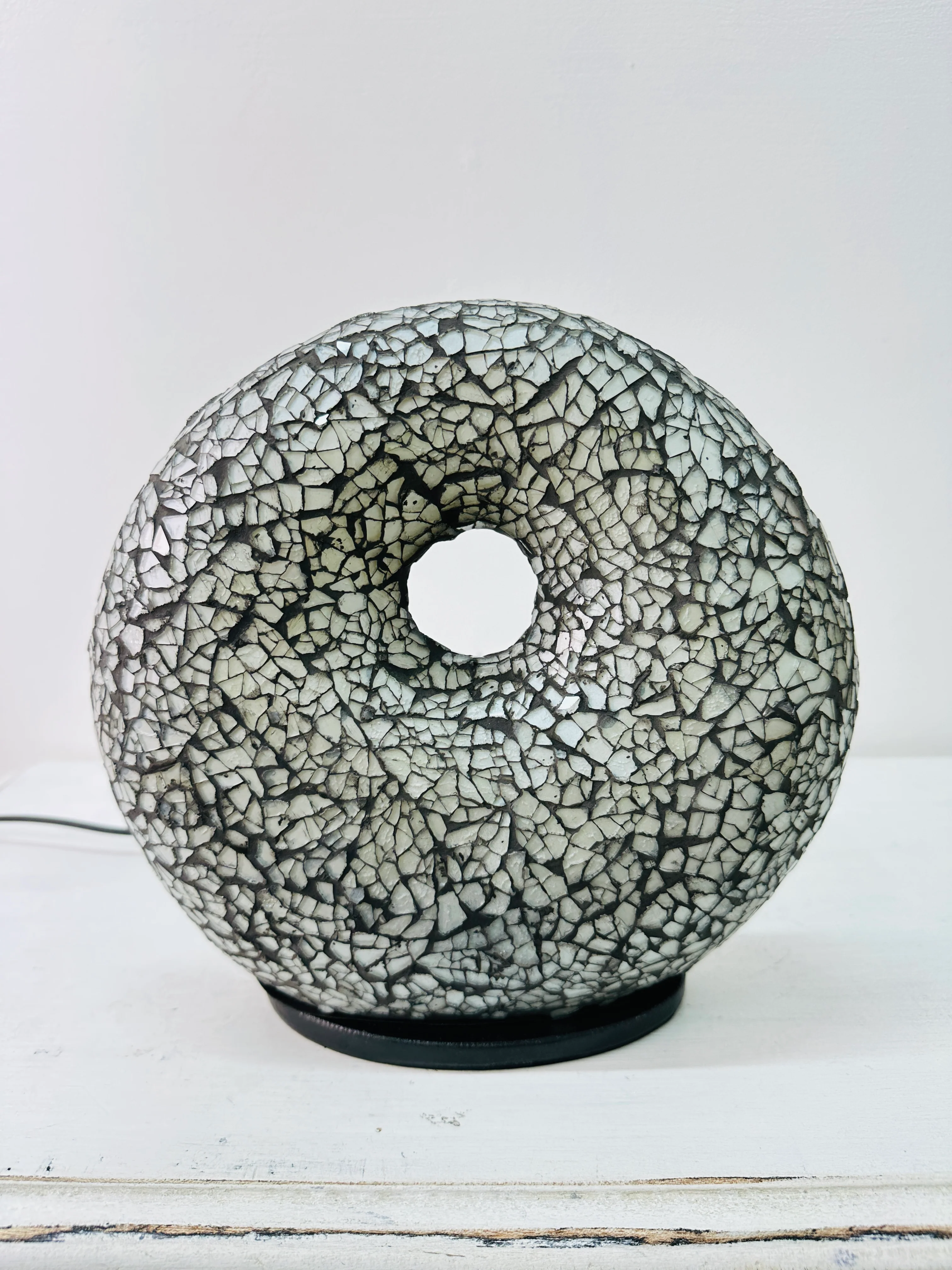 Small Donut Lamp - Silver - Image 2