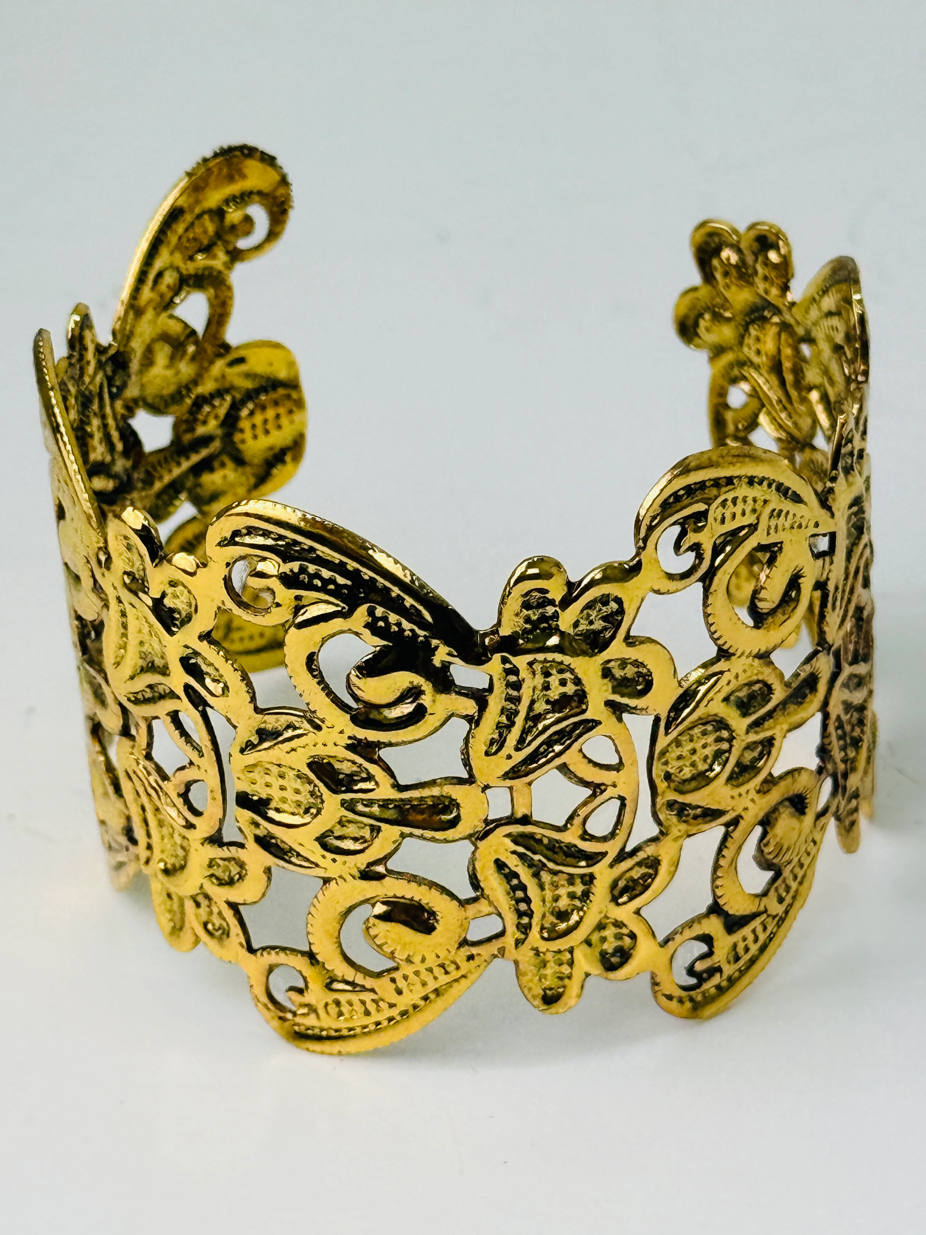 Isolde Cuff Bracelet - Gold - Image 2